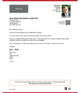 Real Estate Marketing Examples Of Prospecting Letter Templates