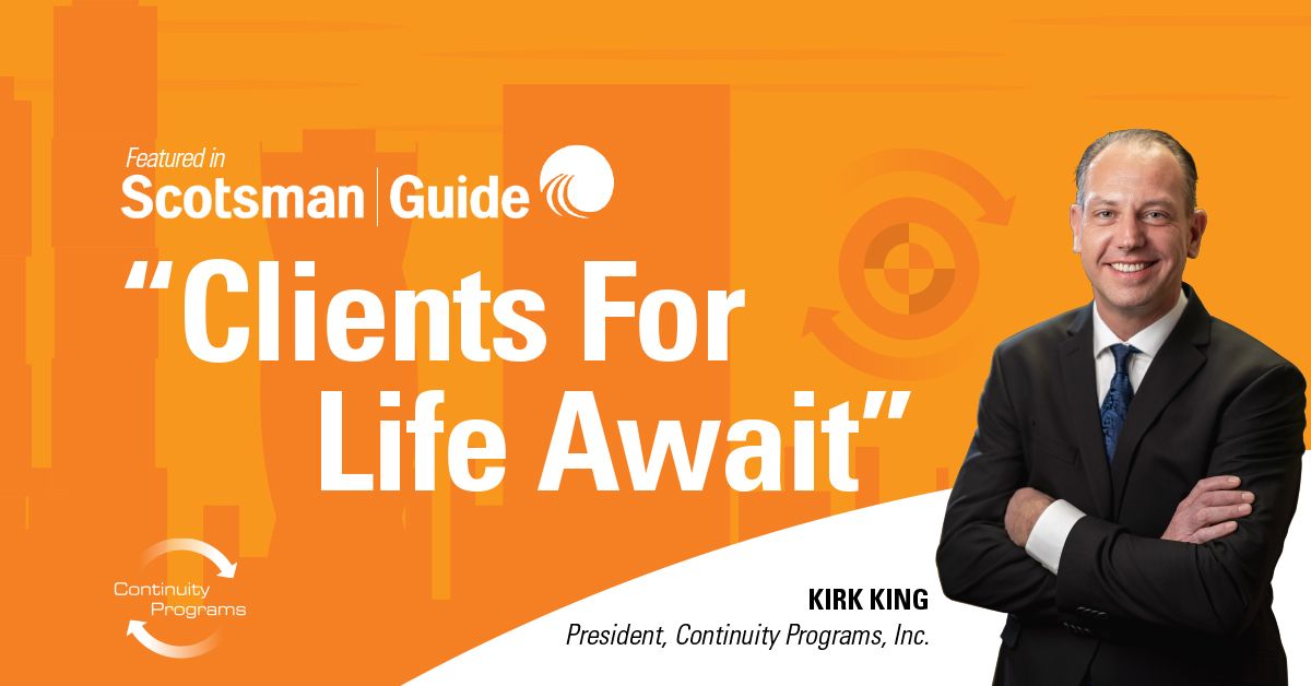 Clients For Life Await, Kirk King, Halo Programs